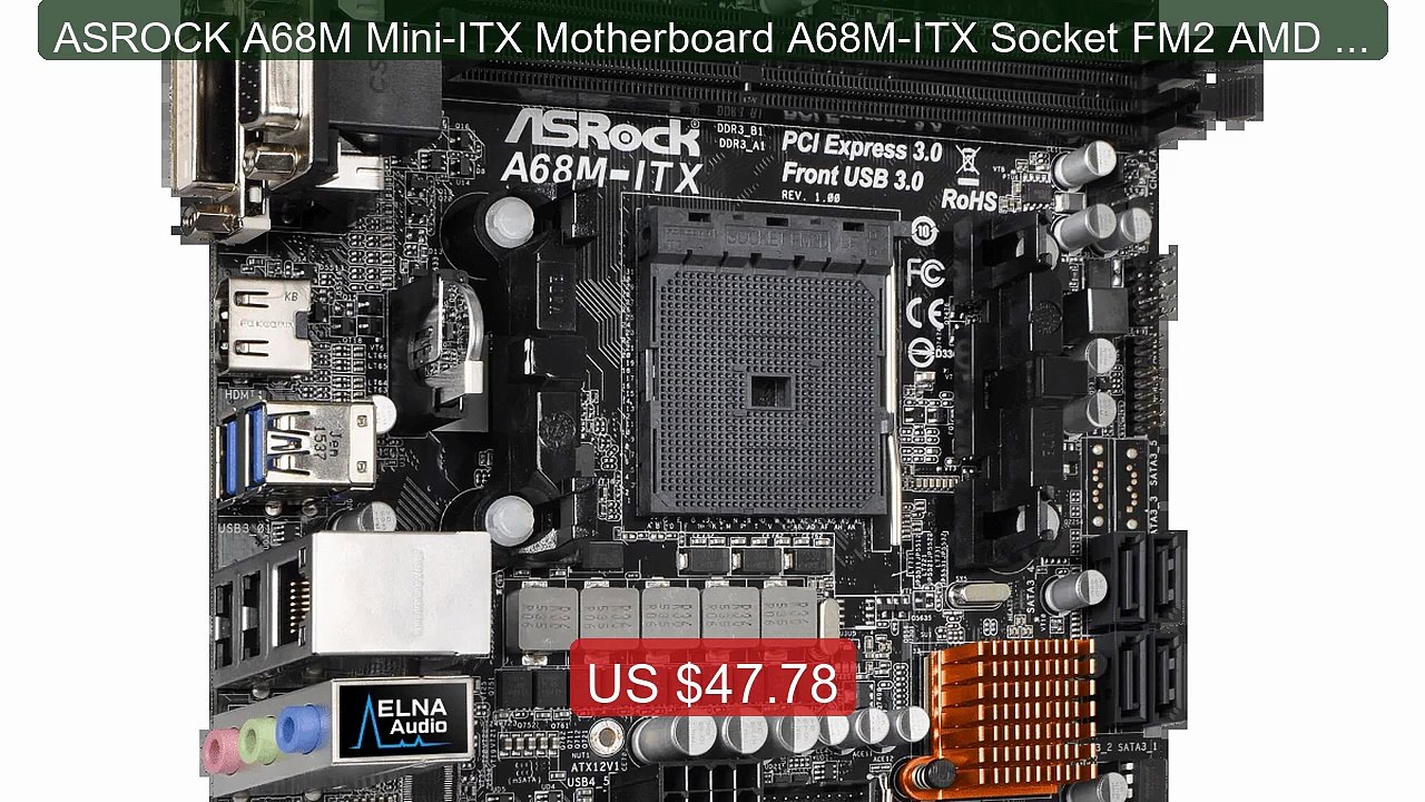 ASROCK A68M Mini-ITX Motherboard A68M-ITX Socket FM2 AMD A68H ... -- Best Buy 2026 | Great Quality!