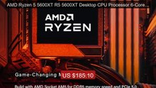 AMD Ryzen 5 5600XT R5 5600XT Desktop CPU Processor 6-Core 12-... -- Amazing Value 2026 | Must Have!