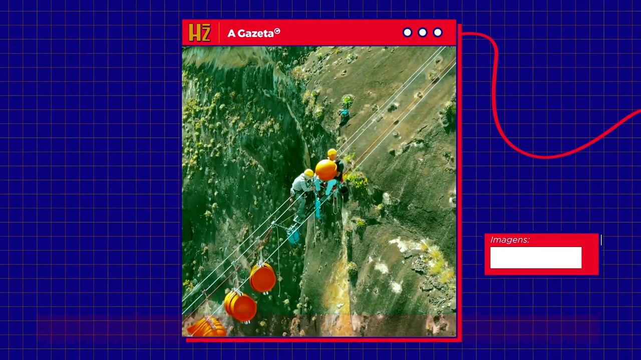 Construção do circuito de tirolesas em Pancas,...