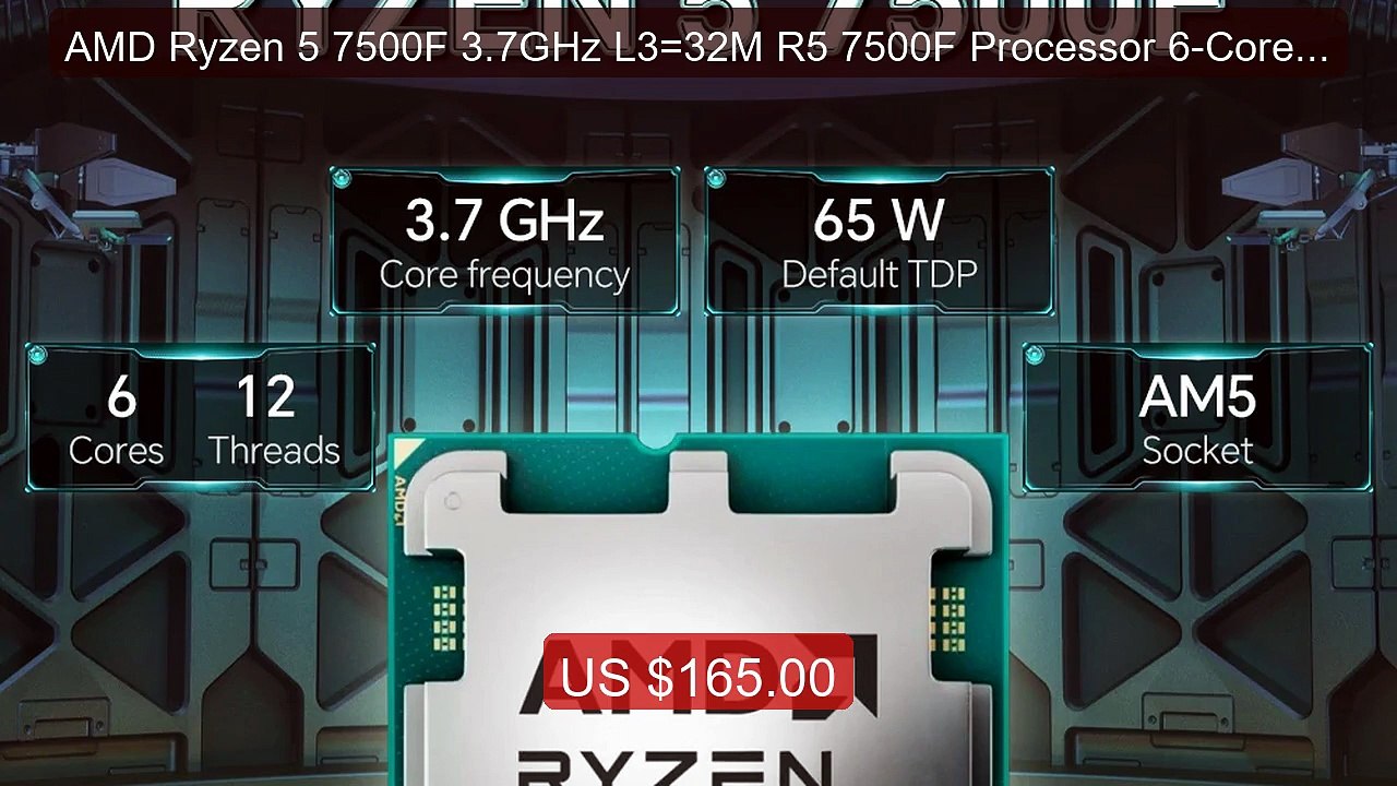 AMD Ryzen 5 7500F 3.7GHz L3=32M R5 7500F Processor 6-Core 12-T... -- Best Buy 2026 | Great Quality!