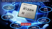 AMD Ryzen 5 3500X 6-Core 6-Tread B450 DDR4 4.1GHz New CPU Proc... -- Hot Deal 2026 | Limited Offer!