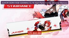JUHOR DDR4 8GB 3200MHz CL16 High Performance Desktop Memory -- Top Pick 2026 | Unbeatable Price!