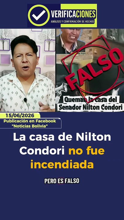 La casa de Nilton Condori no fue incendiada