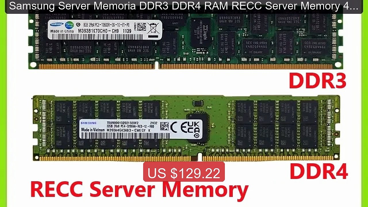 Samsung Server Memoria DDR3 DDR4 RAM RECC Server Memory 4GB 8GB 16... -- Best Deal 2026 | Shop Now!