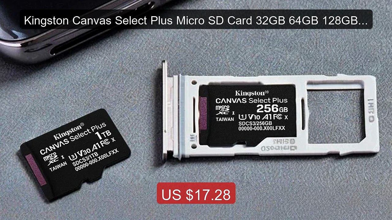 Kingston Canvas Select Plus Micro SD Card 32GB 64GB 128GB 256GB 51... -- Best Deal 2026 | Shop Now!