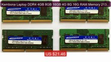 Kembona Laptop DDR4 4GB 8GB 16GB 4G 8G 16G RAM Memory 2133m... -- Top Pick 2026 | Unbeatable Price!