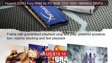 HyperX DDR3 Fury RAM for PC 8GB 1333 1600 1866MHz 240Pin UDIMM 1.5... -- Best Deal 2026 | Shop Now!