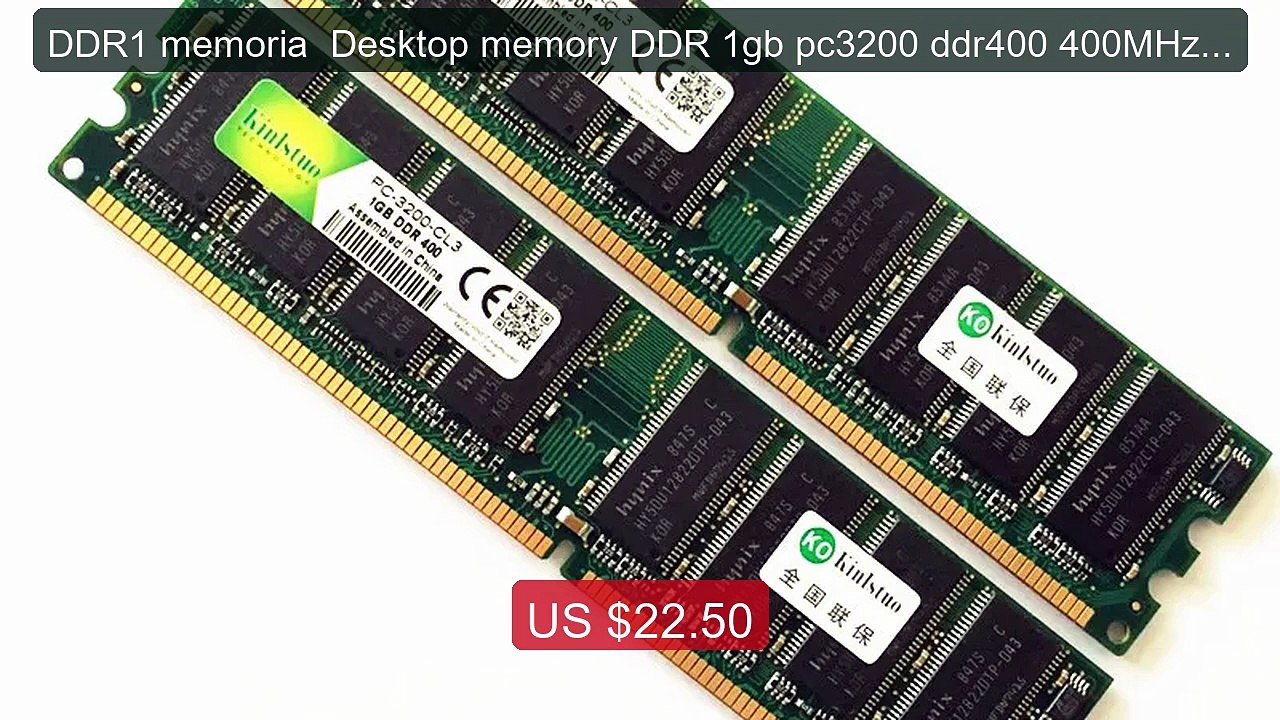 DDR1 memoria  Desktop memory DDR 1gb pc3200 ddr400 400MHz 184... -- Amazing Value 2026 | Must Have!