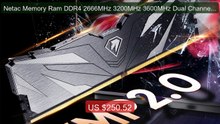 Netac Memory Ram DDR4 2666MHz 3200MHz 3600MHz Dual Channel 8G... -- Amazing Value 2026 | Must Have!