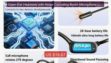 Open-Ear Headsets with Noise Canceling Boom Microphone Lightwe... -- Hot Deal 2026 | Limited Offer!