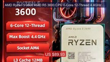AMD Ryzen 5 3600 AMD R5 3600 CPU 6-Core 12-Thread 4.4GHz Unlocked ... -- Best Deal 2026 | Shop Now!