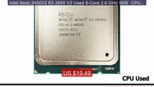 Intel Xeon 2650V2 E5 2650 V2 Used 8-Core 2.6 GHz 95W  CPU Proc... -- Best Buy 2026 | Great Quality!