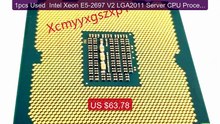 1pcs Used  Intel Xeon E5-2697 V2 LGA2011 Server CPU Processor ... -- Best Buy 2026 | Great Quality!