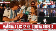 Banderazo en Kanzas: Argentinos alientan a la seleccion