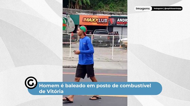 Homem é baleado em posto de combustível de Vitória