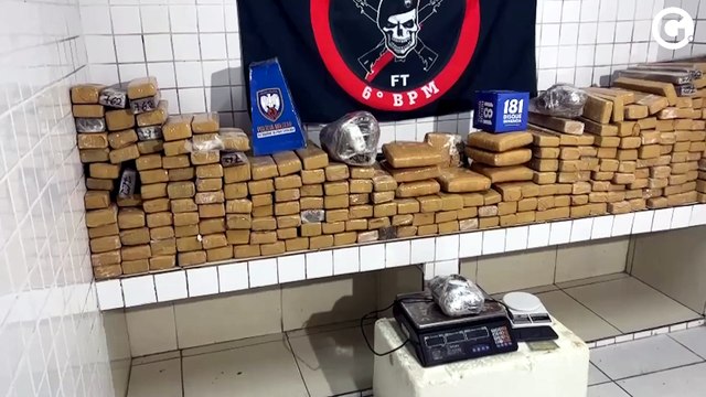A Polícia Militar apreendeu 229,5 quilos de maconha e três quilos de haxixe em Eldorado, na Serra, na noite desta segunda.