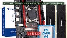 SOYO X99 Gaming Motherboard Set C612 Chipset TPM2.0 Pin with ... -- Amazing Value 2026 | Must Have!