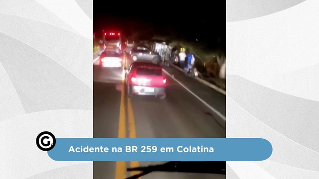 Acidente na BR 259 em Colatina