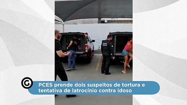PCES prende dois suspeitos de tortura e tentativa de latrocínio contra idoso