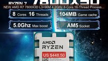 NEW AMD R7 7800X3D L3=96M 4.2GHz 8-Core 16-Thread Processor 12... -- Best Buy 2026 | Great Quality!