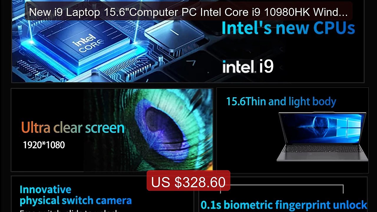 New i9 Laptop 15.6"Computer PC Intel Core i9 10980HK Windows 11 16... -- Best Deal 2026 | Shop Now!
