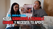 La vida de Kitzia cambió en un accidente: Su familia unida pide ayuda para costear gastos médicos