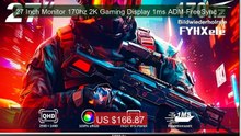 27 Inch Monitor 170hz 2K Gaming Display 1ms ADM-FreeSync 8 ... -- Top Pick 2026 | Unbeatable Price!