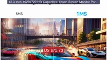 12.3 Inch 1920x720 HD Capacitive Touch Screen Monitor Portable LCD... -- Best Deal 2026 | Shop Now!