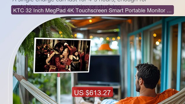 KTC 32 Inch MegPad 4K Touchscreen Smart Portable Monitor with ... Hot Deal 2026 | Limited Offer!