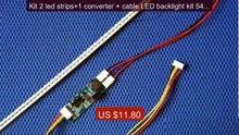 Kit 2 led strips+1 converter + cable LED backlight kit 540mm,... -- Amazing Value 2026 | Must Have!