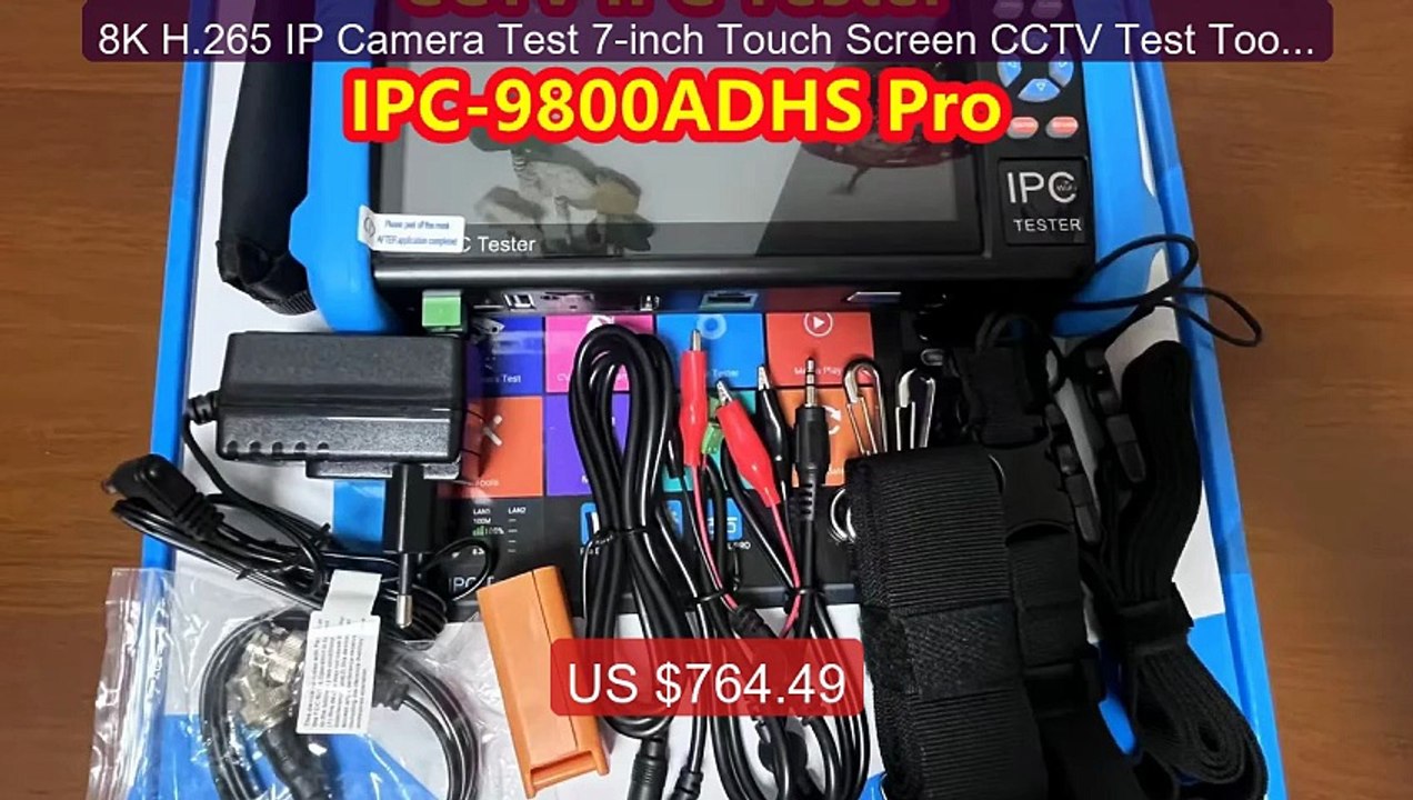 8K H.265 IP Camera Test 7-inch Touch Screen CCTV Test Tool Kit... -- Hot Deal 2026 | Limited Offer!