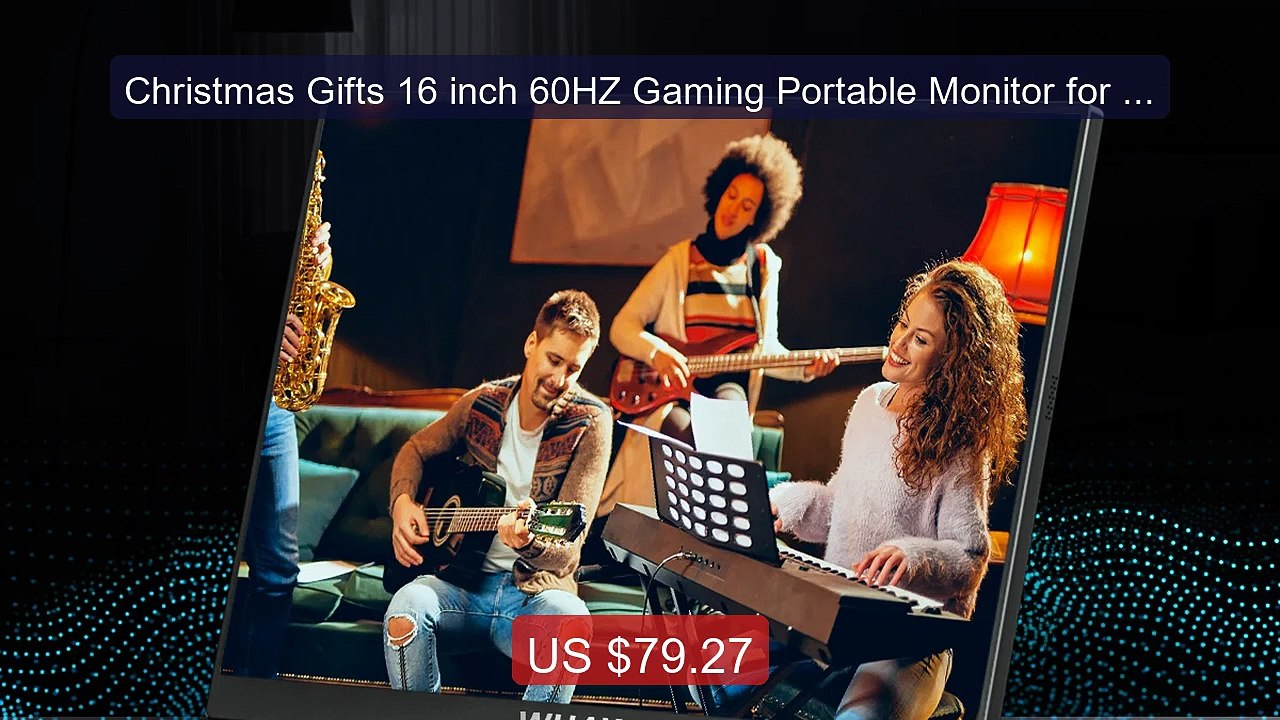 Christmas Gifts 16 inch 60HZ Gaming Portable Monitor for Laptop, 1... -- Best Deal 2026 | Shop Now!