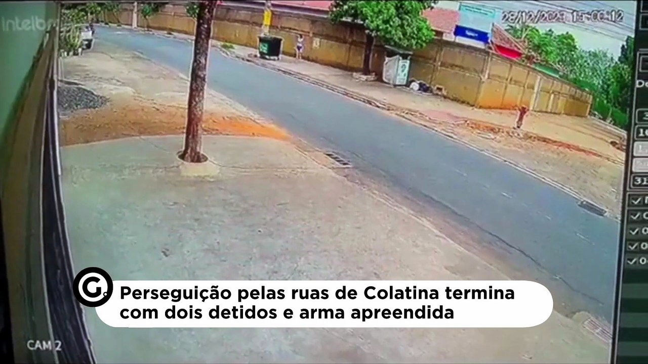 Perseguição pelas ruas de Colatina termina com dois detidos e arma apreendida