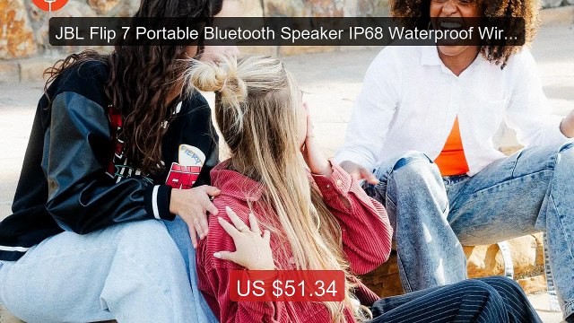 JBL Flip 7 Portable Bluetooth Speaker IP68 Waterproof Wireless Outd... Top Rated 2026 | Buy Now!