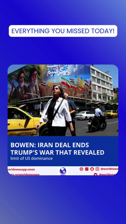 Trump says deal to end war with Iran already signed and details to be released 'pretty soon'