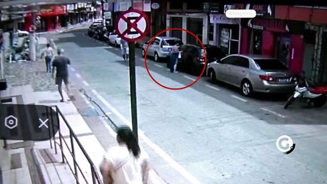 Imagens mostram momento que grávida é sequestrada em Cariacica