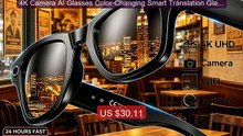 4K Camera AI Glasses Color-Changing Smart Translation Glasses ... -- Hot Deal 2026 | Limited Offer!