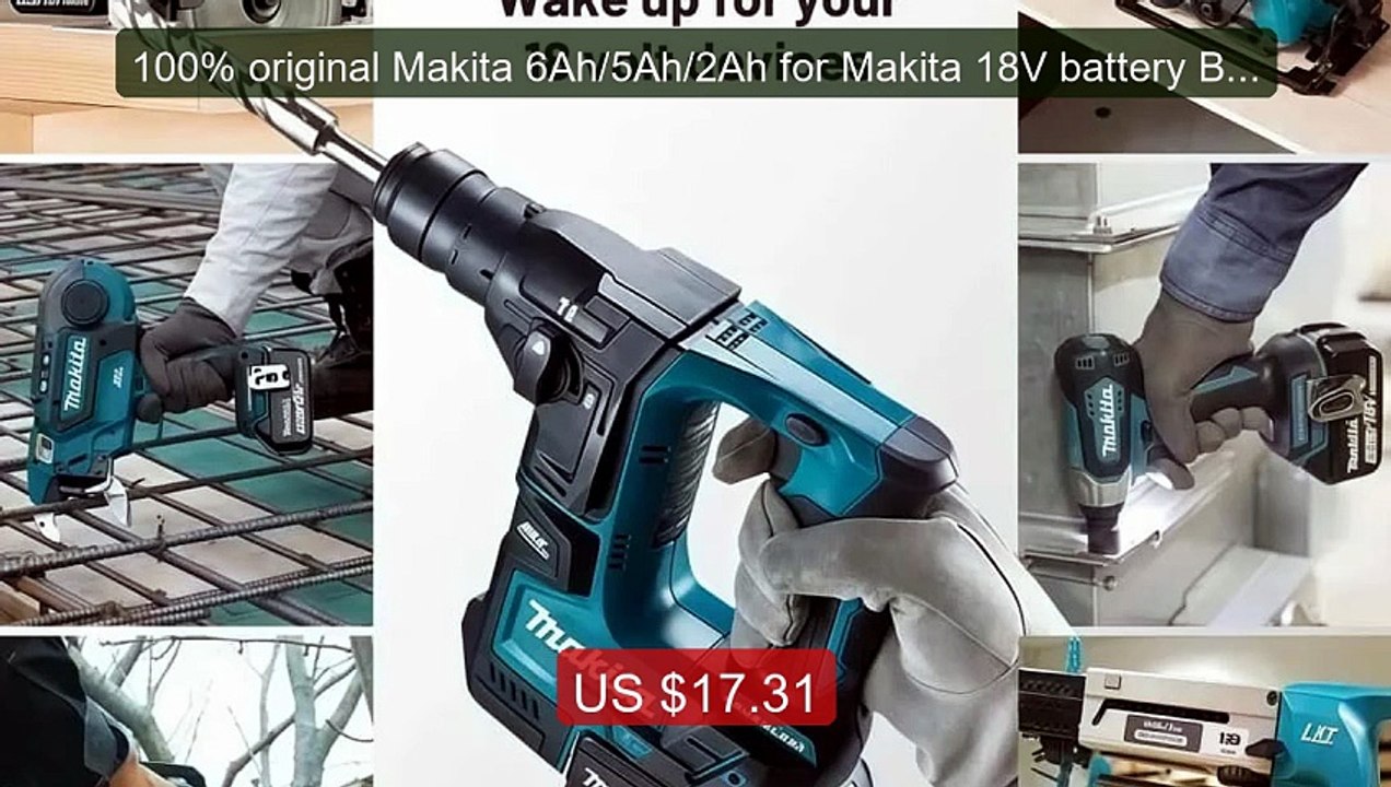 100% original Makita 6Ah/5Ah/2Ah for Makita 18V battery BL1830... -- Best Buy 2026 | Great Quality!
