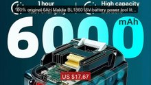 100% original 6AH Makita BL186018V battery power tool lithium... -- Amazing Value 2026 | Must Have!