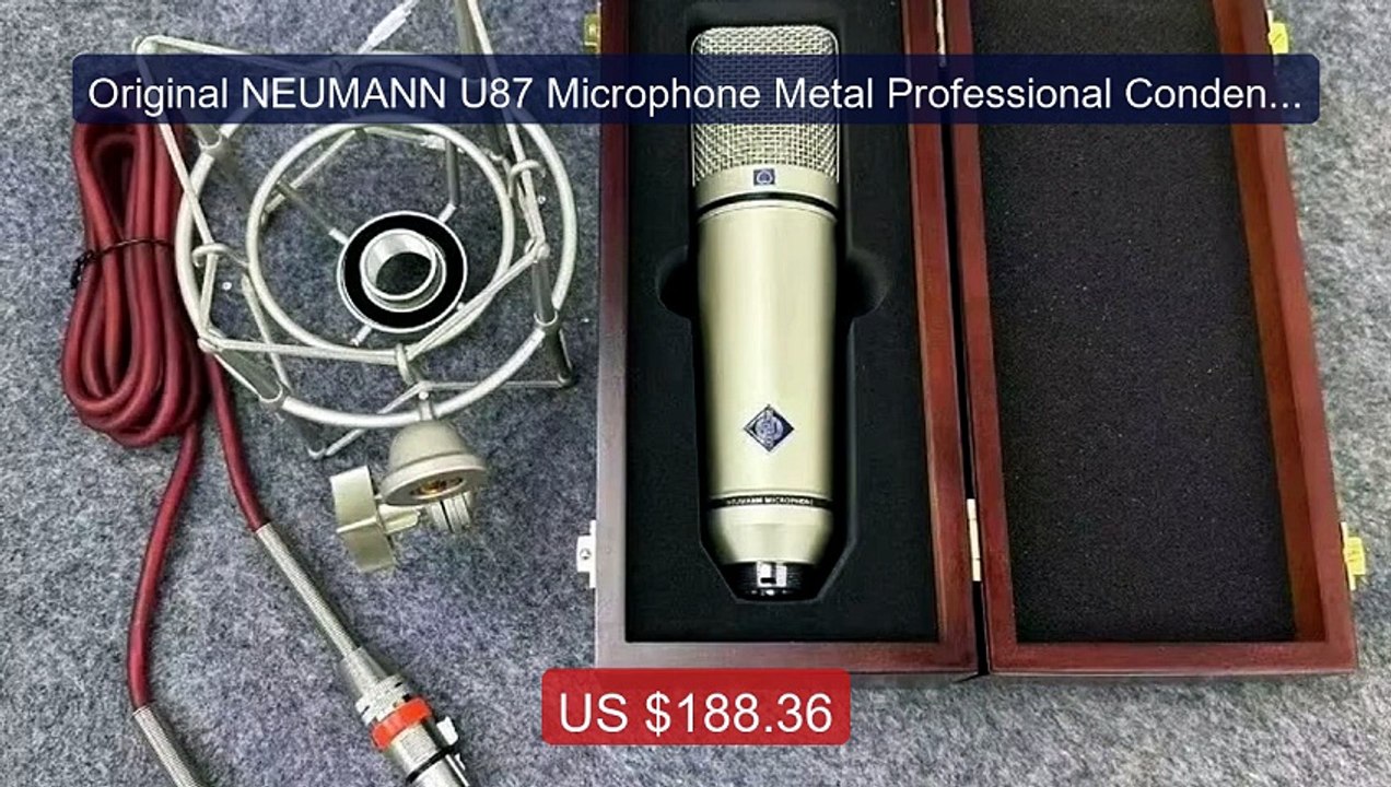 Original NEUMANN U87 Microphone Metal Professional Condenser S... -- Best Buy 2026 | Great Quality!
