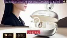 New Original Lenovo LK6 OWS Wireless Headphones Ear Clip 5.4 B... -- Best Buy 2026 | Great Quality!