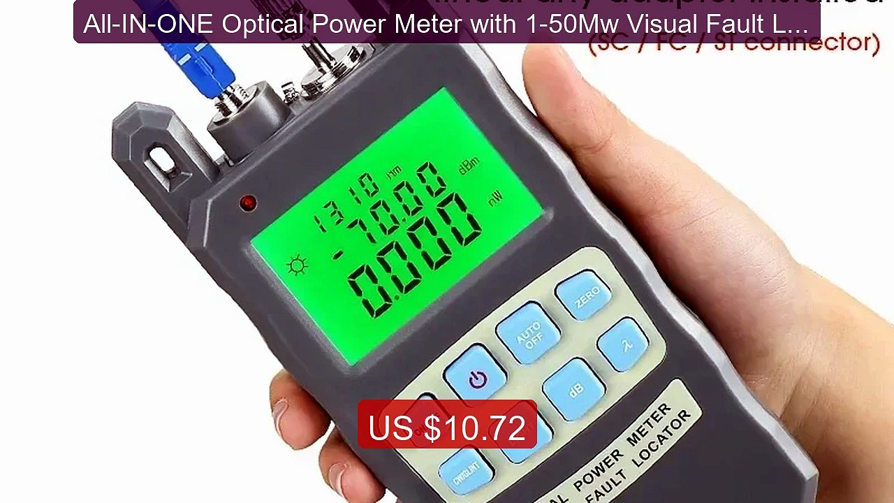All-IN-ONE Optical Power Meter with 1-50Mw Visual Fault Loc... -- Top Pick 2026 | Unbeatable Price!