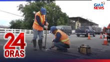 Mga nakausling bakal sa Bay II Bridge, inireklamo dahil takaw-aksidente umano | 24 Oras