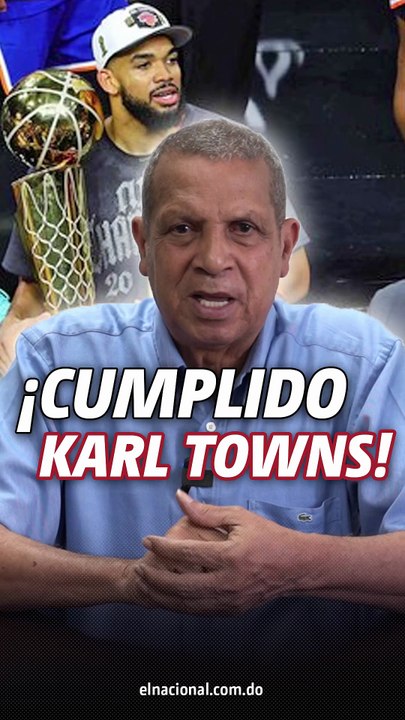 Estamos orgullosos del compatriota Karl Towns⁣