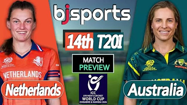 Women's T20 World Cup 2026 | Australia Women vs Netherlands Women 14th T20I Match Preview