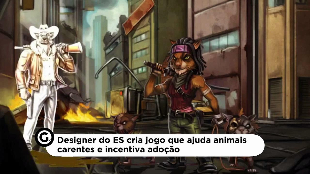 Designer do ES cria jogo que ajuda animais carentes e incentiva adoção