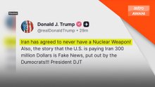 Trump dakwa Iran setuju tanpa senjata nuklear