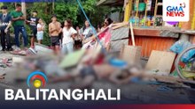 3, patay matapos araruhin ng closed van; 2 sugatan;  Driver ng closed van, nakaidlip umano kaya nawalan ng control | Balitanghali