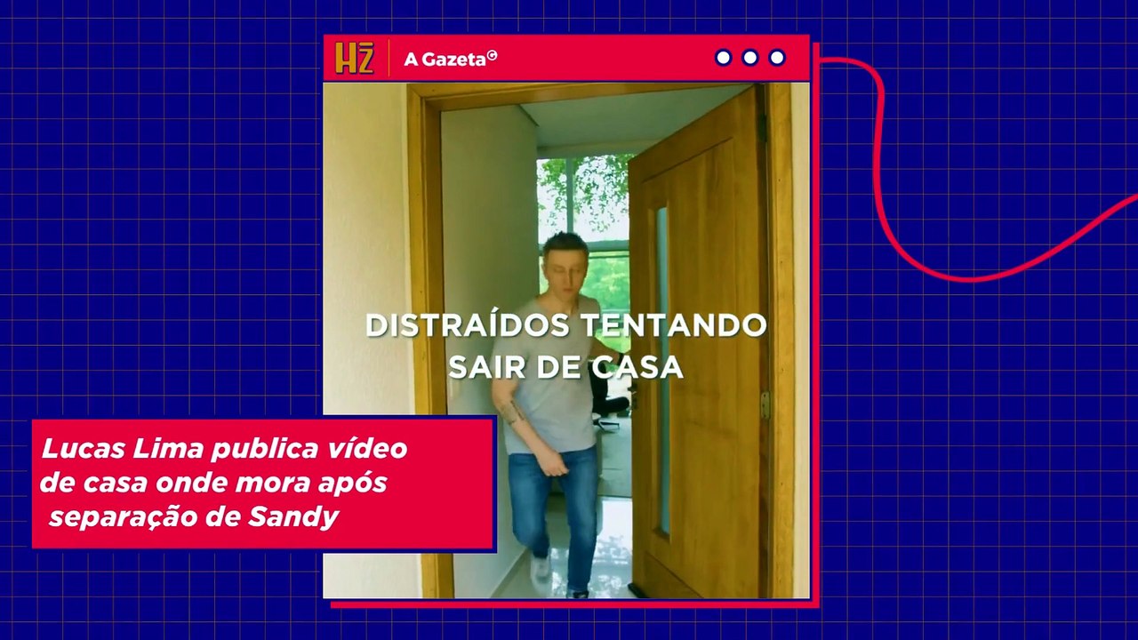 Lucas Lima publica vídeo de casa onde mora após separação de Sandy