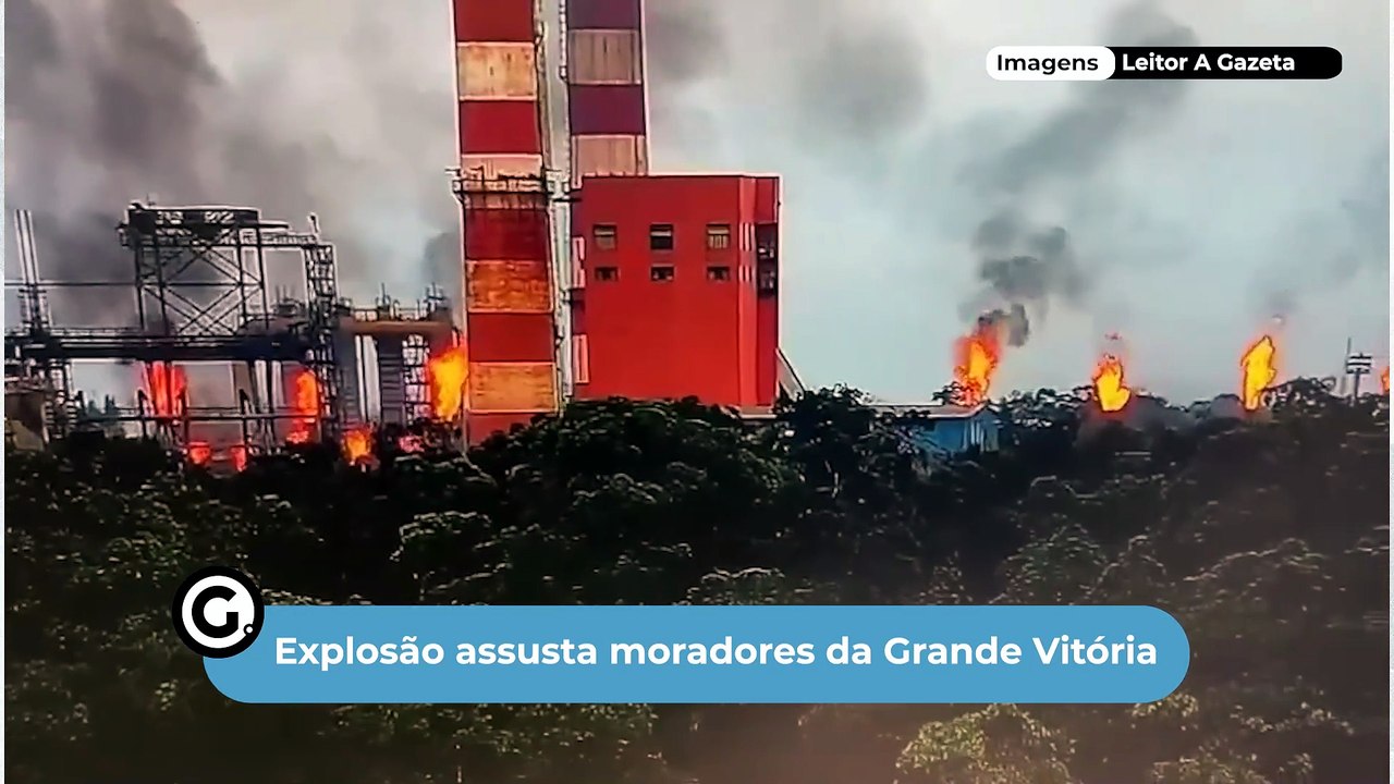 Explosão assusta moradores da Grande Vitória